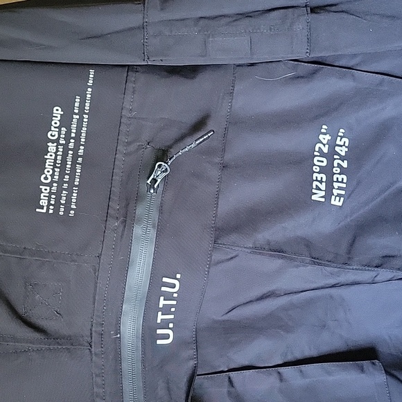 Black 2XL men's anorak - Picture 2 of 4